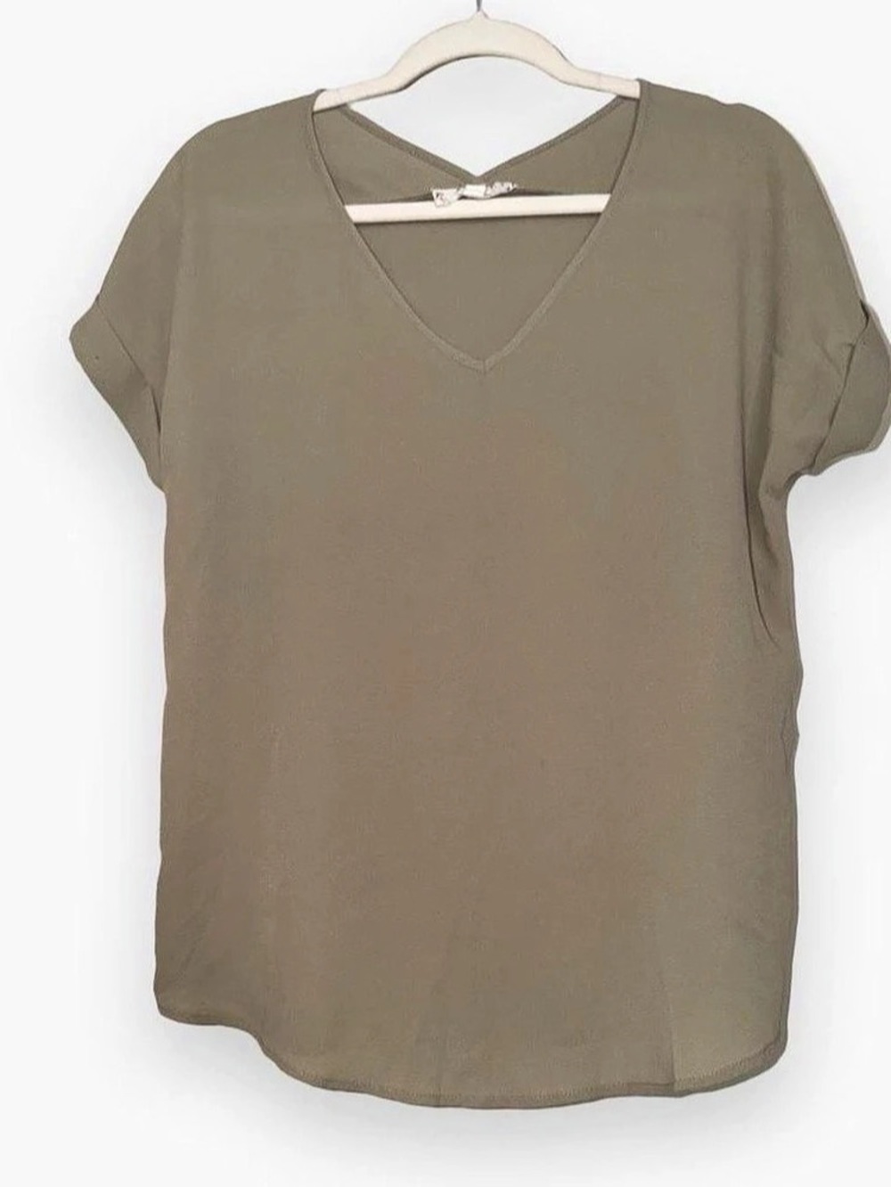 Pink Rose Women's V-Neck Blouse
